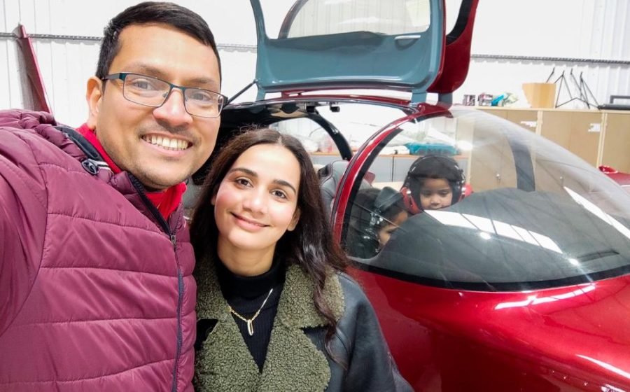 This man built a plane for his family in his garden
