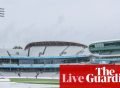 England v Pakistan: second men’s cricket Test, day three start delayed – live