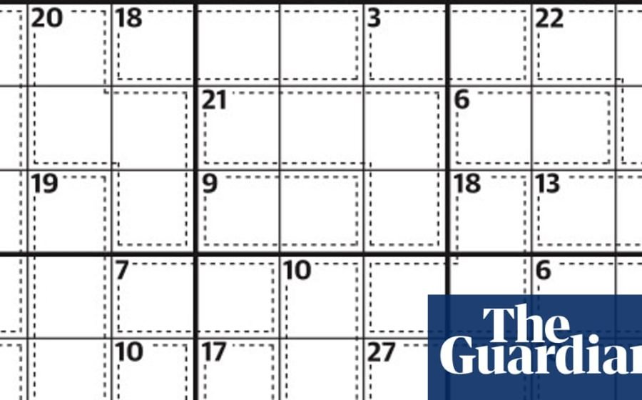 Killer sudoku 1,037