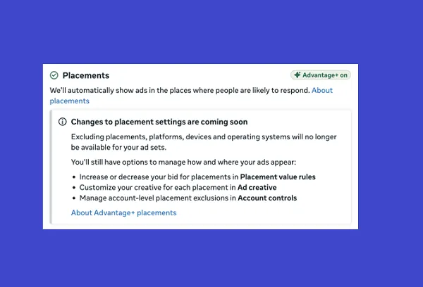 Sociable: Meta removes option to exclude ad placements