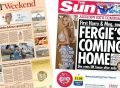 'Healey to defer defence spend target' and 'Fergie's coming home'