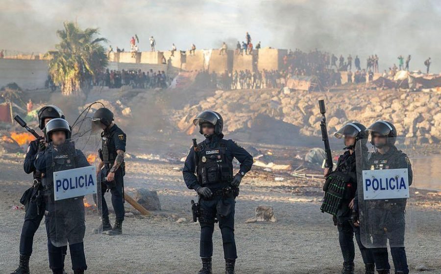 Violence breaks out in Ceuta as migrant crisis continues