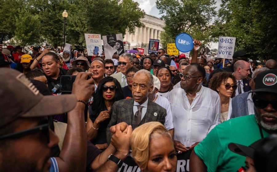 Bernie Sanders, AOC join marchers in Washington to ‘defend the vote’