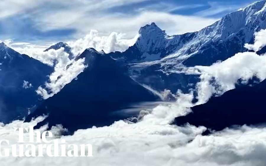 Footage shows glacier collapse that led to deadly flooding in Nepal
