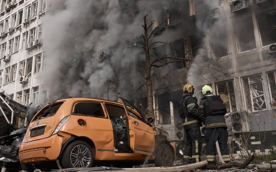 Russia targets data centers in Kyiv as NATO condemns Moscow’s ‘irresponsible nuclear rhetoric’