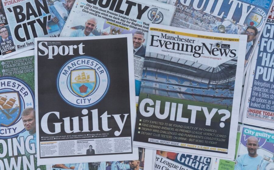 Man City guilty of ‘sham’ sponsorship deals after decade of English soccer dominance
