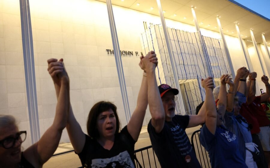As Trump seeks to demolish Kennedy Center his DOJ claims icon is going broke