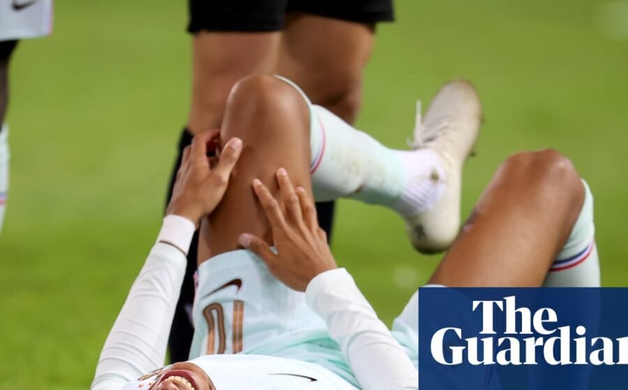 Nations League: Kylian Mbappé injured after scoring France winner in Turkey