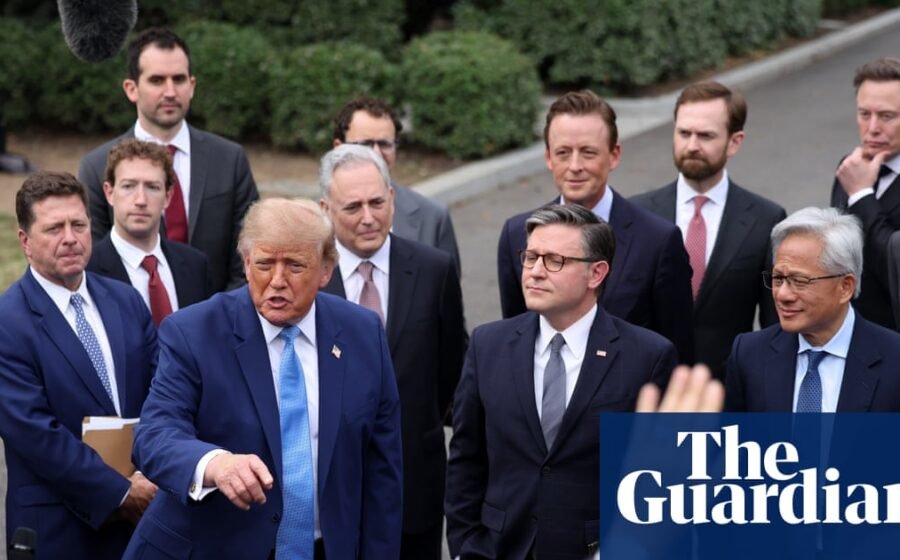 Trump announces vague ‘morally binding’ AI deal among tech CEOs for ‘tremendous self-policing’