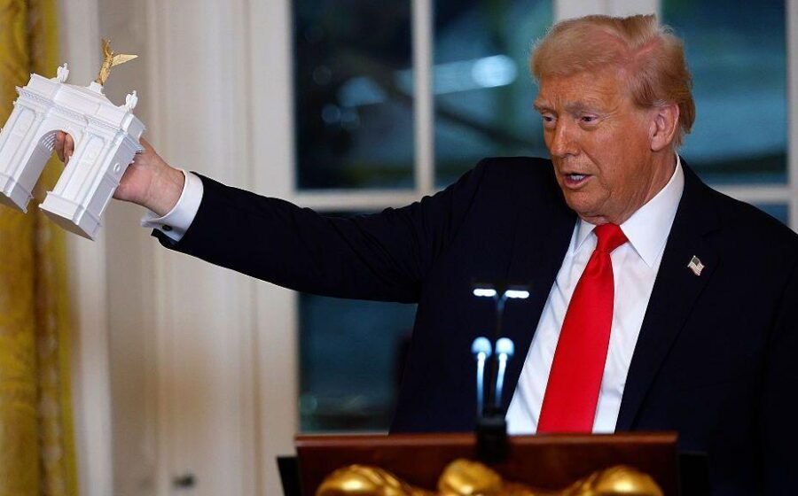 Trump's plans for massive arch move ahead