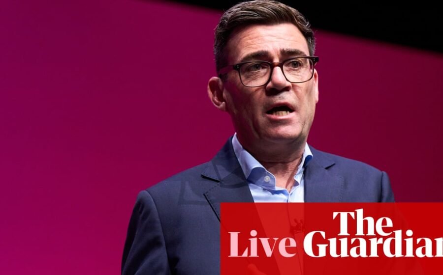 Andy Burnham says rejoining the EU among all ‘the options’ being considered – UK politics live