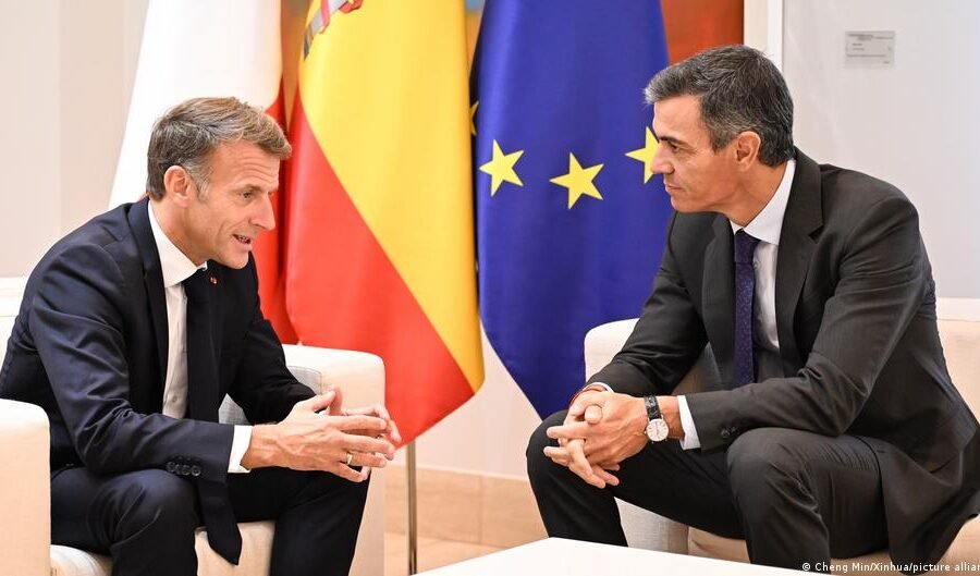 France's Macron, Spain's Sanchez welcome idea of UK rejoining EU after Burnham remarks