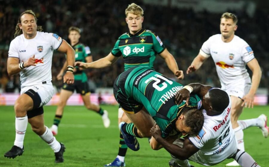 Northampton begin title defence with win over Newcastle