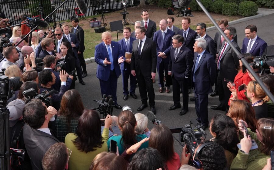 Trump, top tech firms sign accord to ‘self-police’ AI development