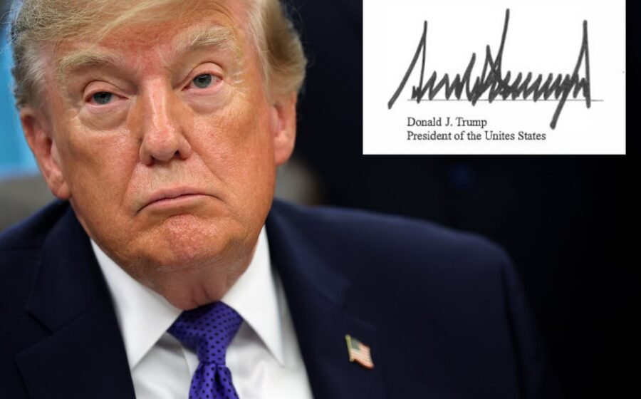 Trump mocked for embarrassing spelling error on ‘super intelligence’ pact