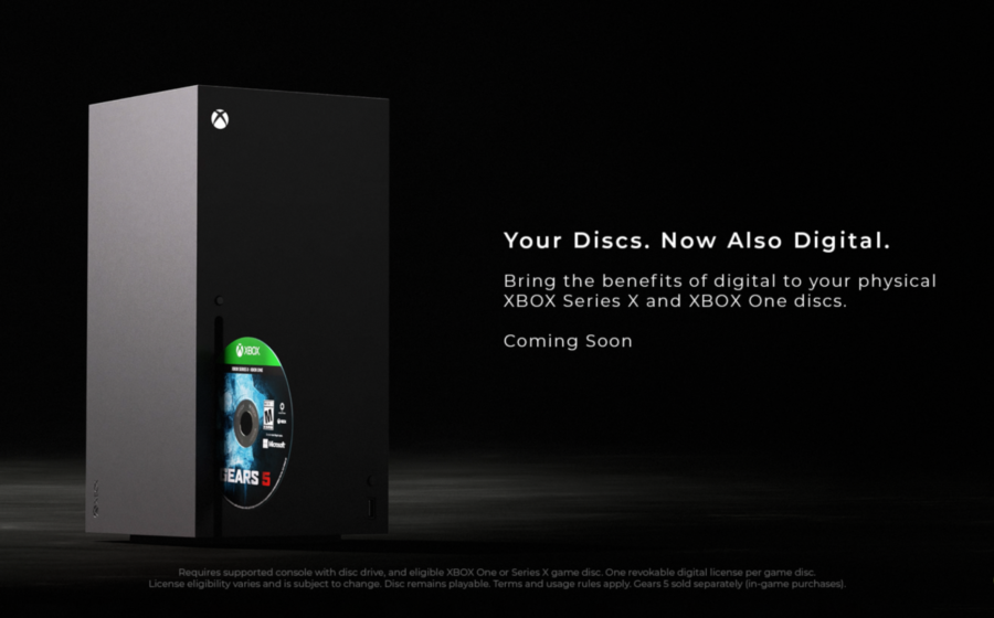 Xbox Disc to Digital feature rolls out to all Xbox players to enable playing disc-free, but selling your media revokes access