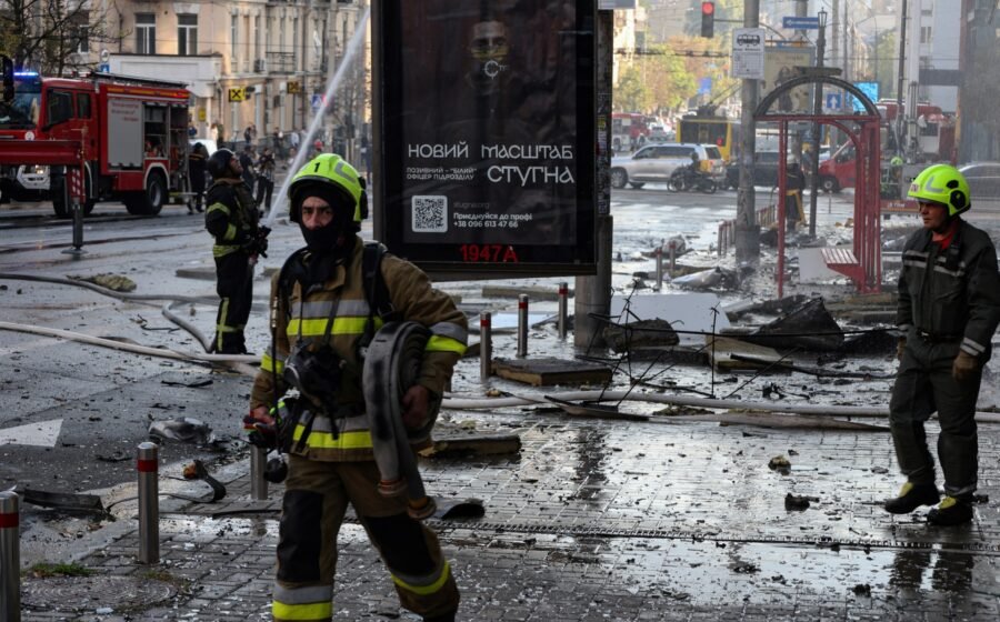 Russian attacks on Ukraine’s Kyiv region kill four, target power grid