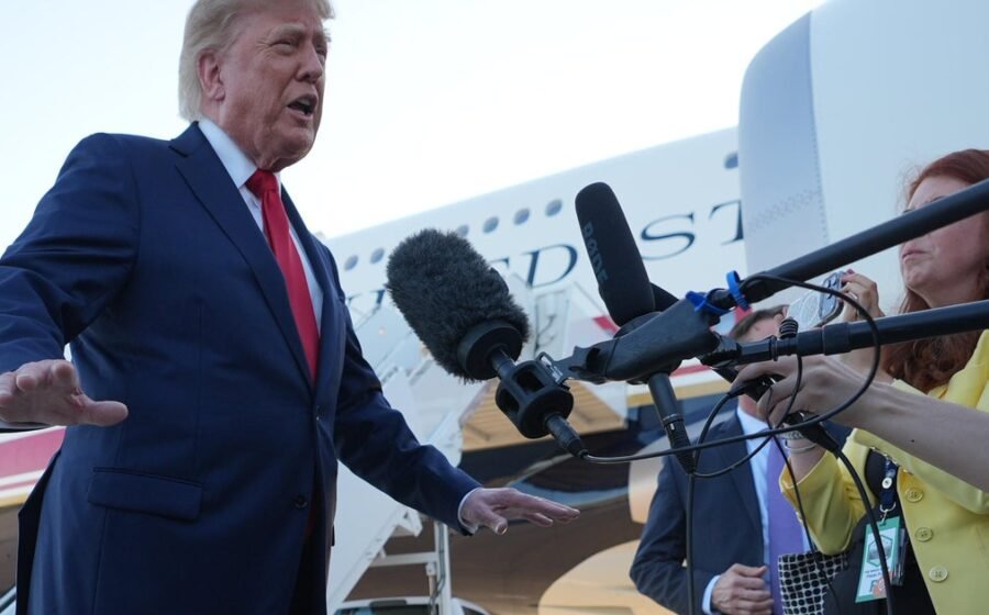 Trump says he's banning CNN, Politico and MS NOW from the White House