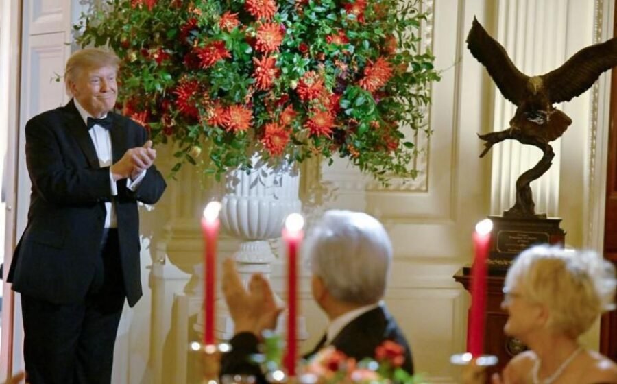 Why Trump gave Xi an ornate bald eagle statue at the state dinner