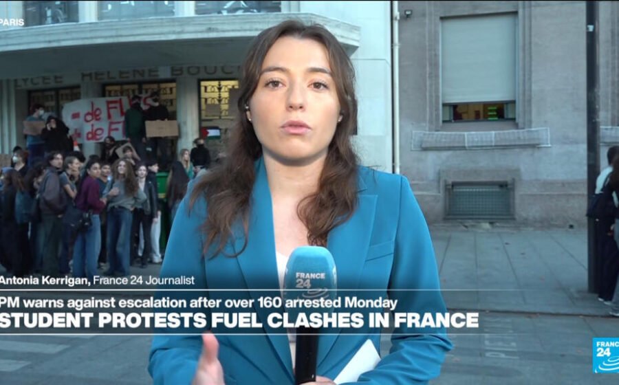 'Class sizes of more than 36 people': School protests continue in Paris and beyond
