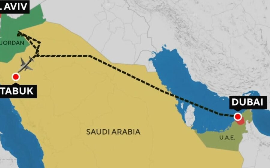 Flight from Dubai to Israel lands in Saudi Arabia after pilots fight midair