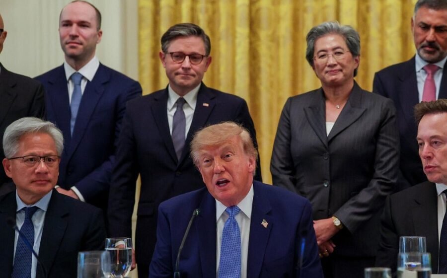 Forum AI co-founder on Trump and AI executives signing "morally binding" voluntary controls