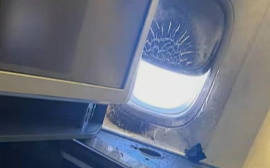 Watch: Images show damage to plane after power bank bursts into flames during flight