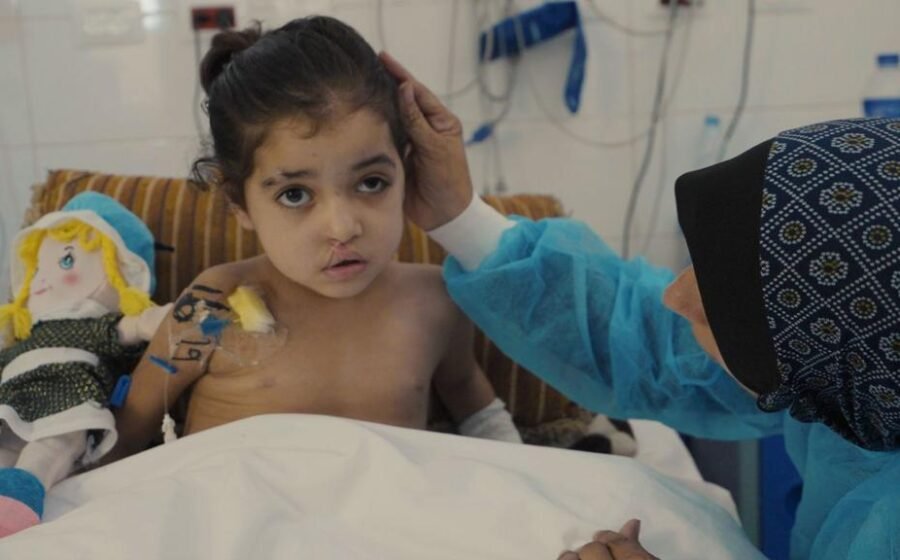 Girl has multiple surgeries to control infections after strike in Gaza