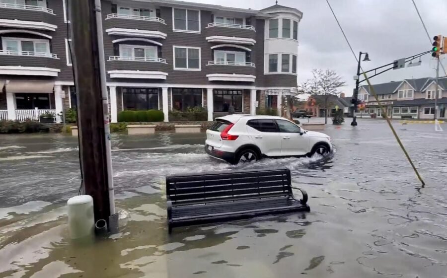 Watch: Videos show aftermath of nor'easter as streets flooded, events cancelled