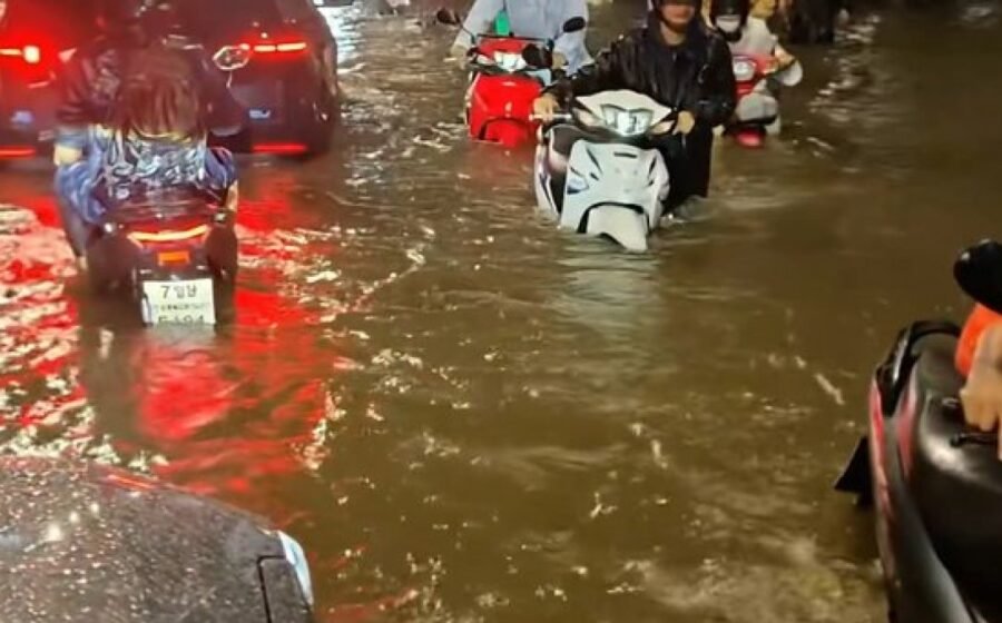 Bangkok declared disaster zone after heavy rains submerge roads