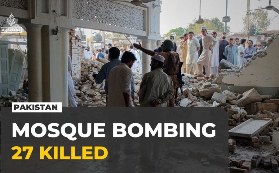 Pakistan mosque bombing leaves at least 27 dead and 75 wounded