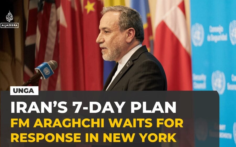 Iran’s foreign minister waits in New York for a US response