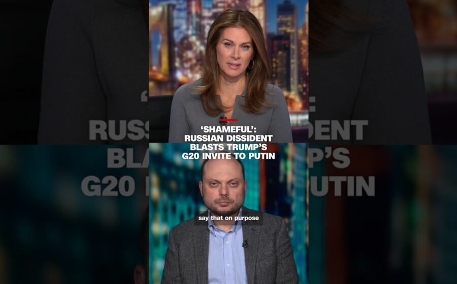 ‘Shameful’: Russian Dissident Blasts Trump’s G20 Invite to Putin