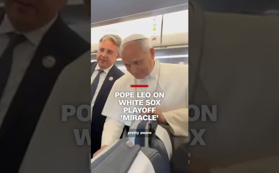 Pope Leo on White Sox playoff ‘miracle’