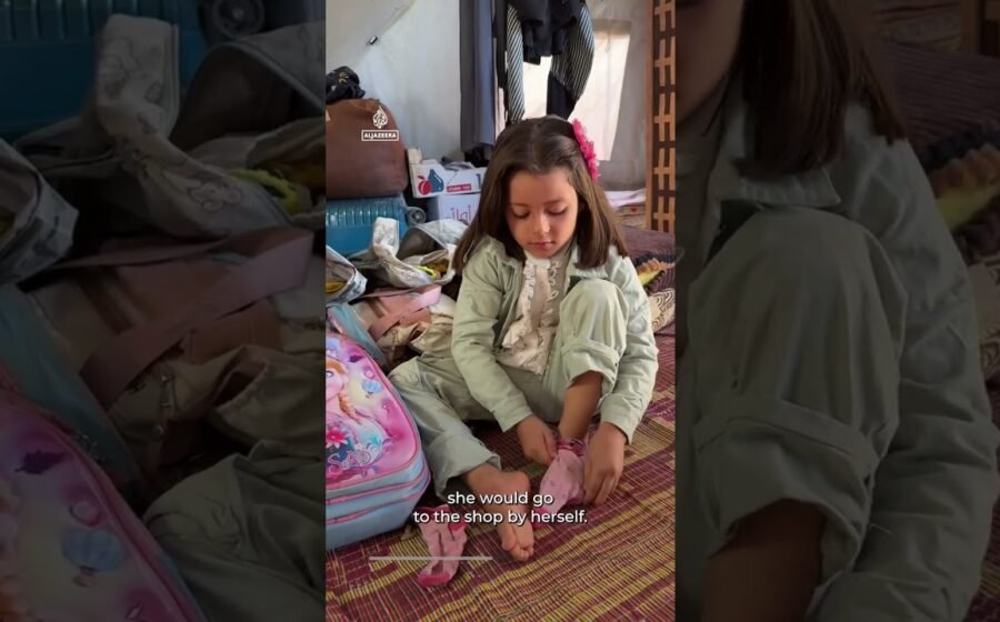 Girl disabled by Israeli strike urges wheelchairs be let into Gaza | AJ #Shorts
