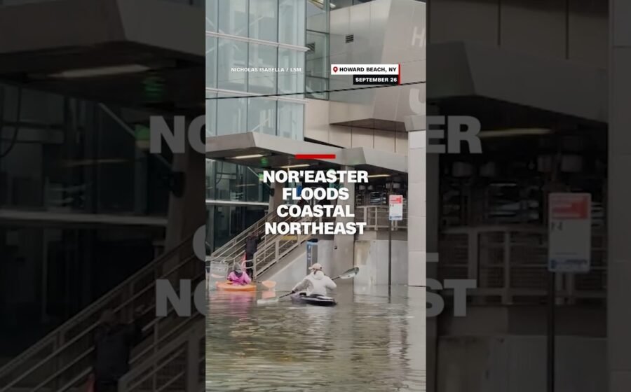 Nor’easter floods coastal northeast