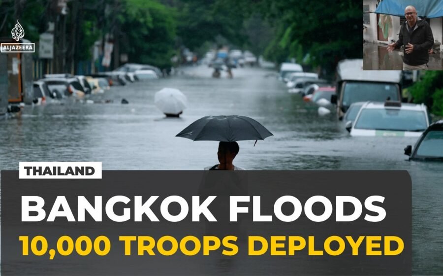 More than 10,000 troops deployed as flooding swamps Bangkok