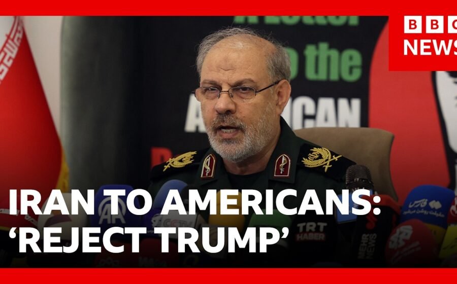 Iran’s Revolutionary Guards encourage Americans to reject Donald Trump’s policies | BBC News