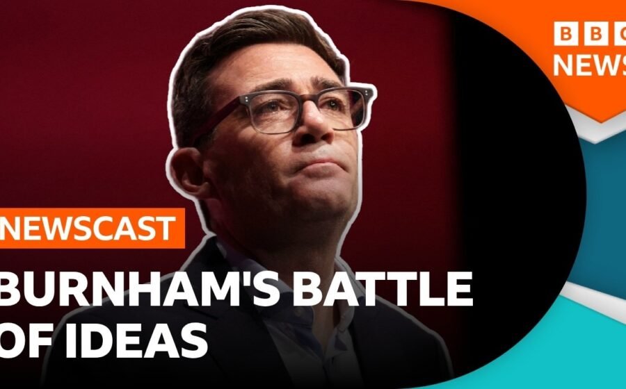 UK Prime Minister Andy Burnham sets out his big ideas in Labour conference speech | BBC Newscast