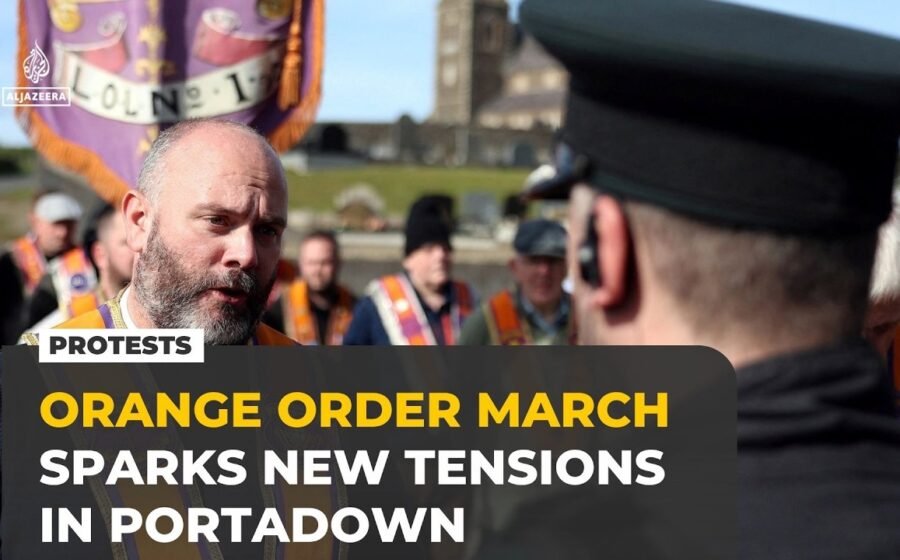 Orange Order march revives tensions in Northern Ireland’s Portadown