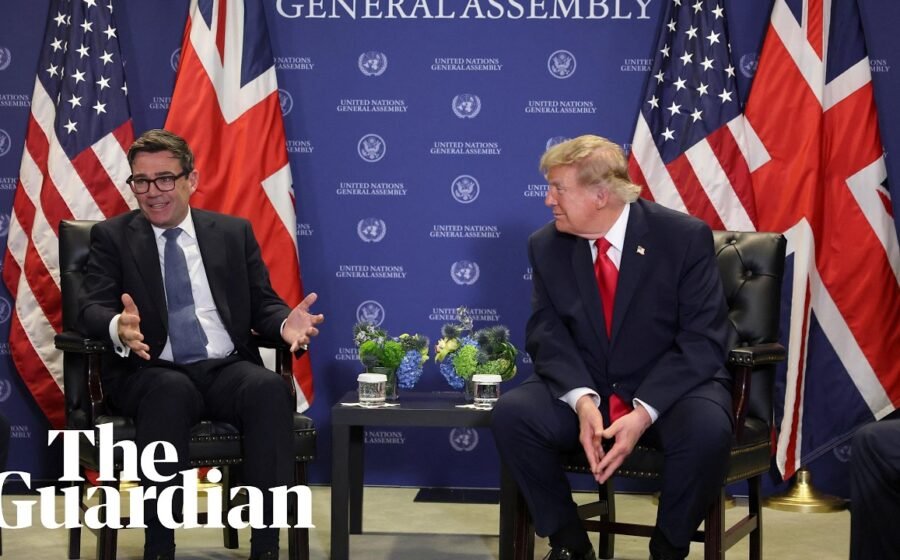 Bilateral meeting between Trump and Burnham – watch live