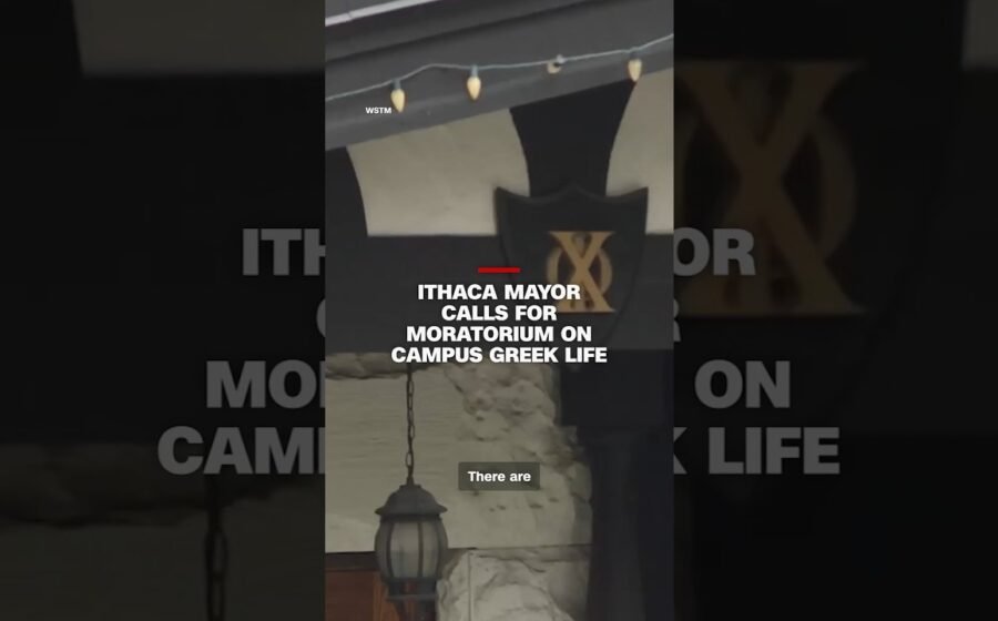 Ithaca mayor calls for moratorium campus Greek life