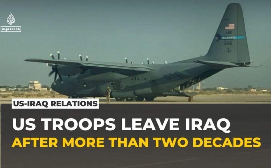 US troops leave Iraq after more than two decades of military involvement