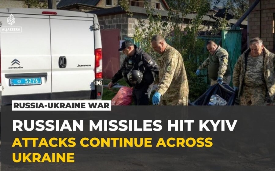 Russian missile strikes hit Kyiv as Ukraine faces sustained attacks