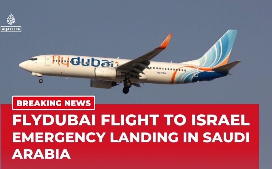 Flydubai flight to Israel diverted to Saudi Arabia after onboard incident