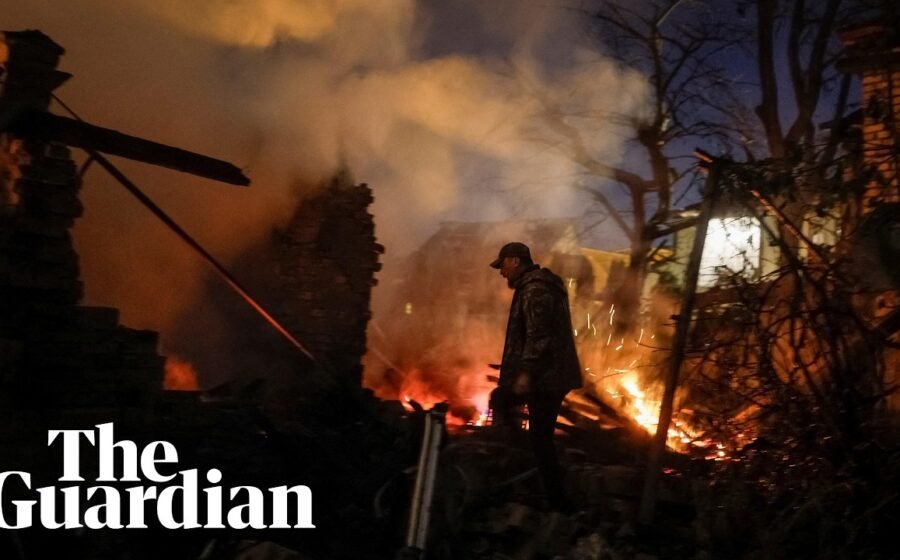 Lethal Russian strikes hit residential area in Kyiv