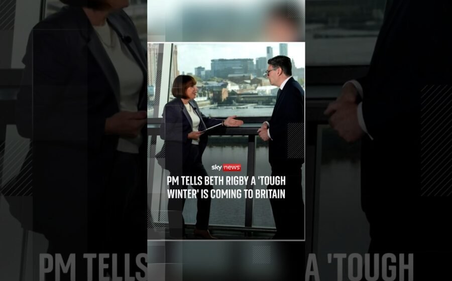 PM tells Beth Rigby a ‘tough winter’ is coming to Britain