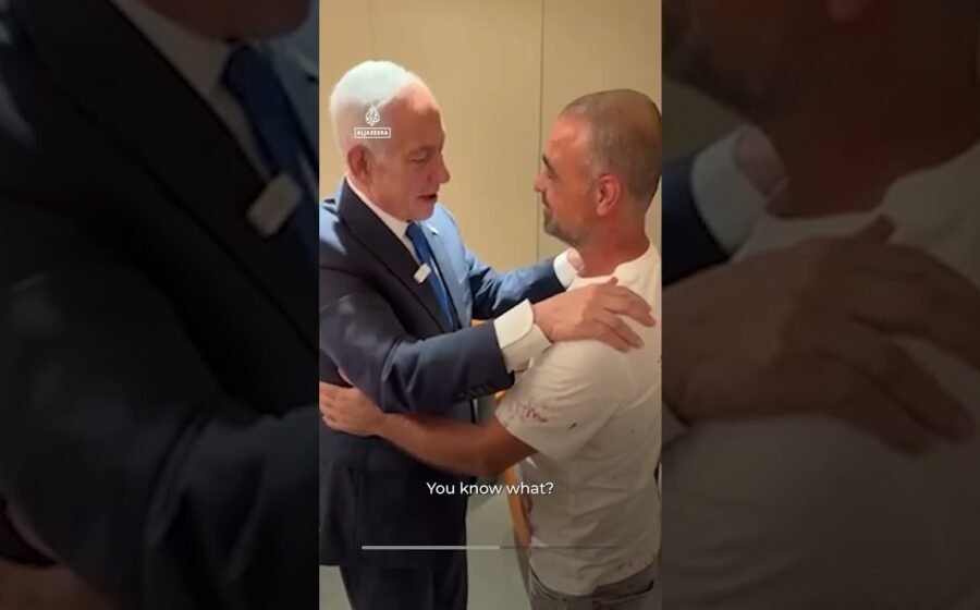 Netanyahu meets Flydubai passenger who helped subdue pilot in stabbing attack