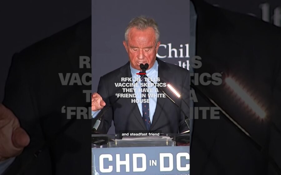 RFK Jr. tells vaccine skeptics they have a ‘friend’ in White House