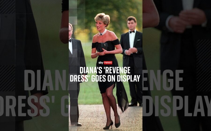 Diana’s ‘revenge dress’ goes on display